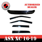 Bonnet Protector Guard + Window Visors suits Mitsubishi ASX XC 2016 - 2019